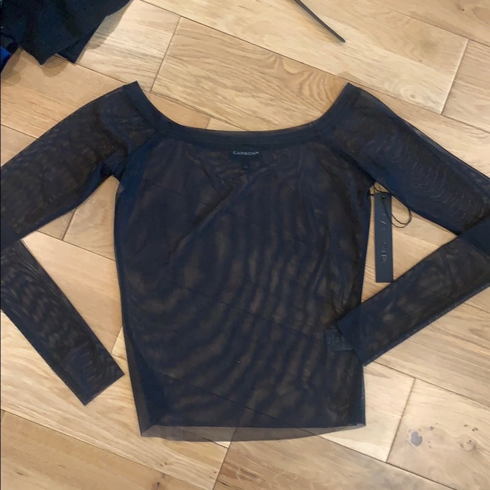 Mesh Carbon38 Top